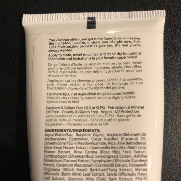 New IGK coconut gel - Picture 2 of 2